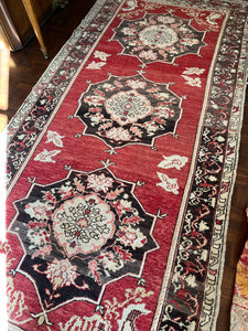 #48 Vintage Turkish Rug 10’3”x4’7”