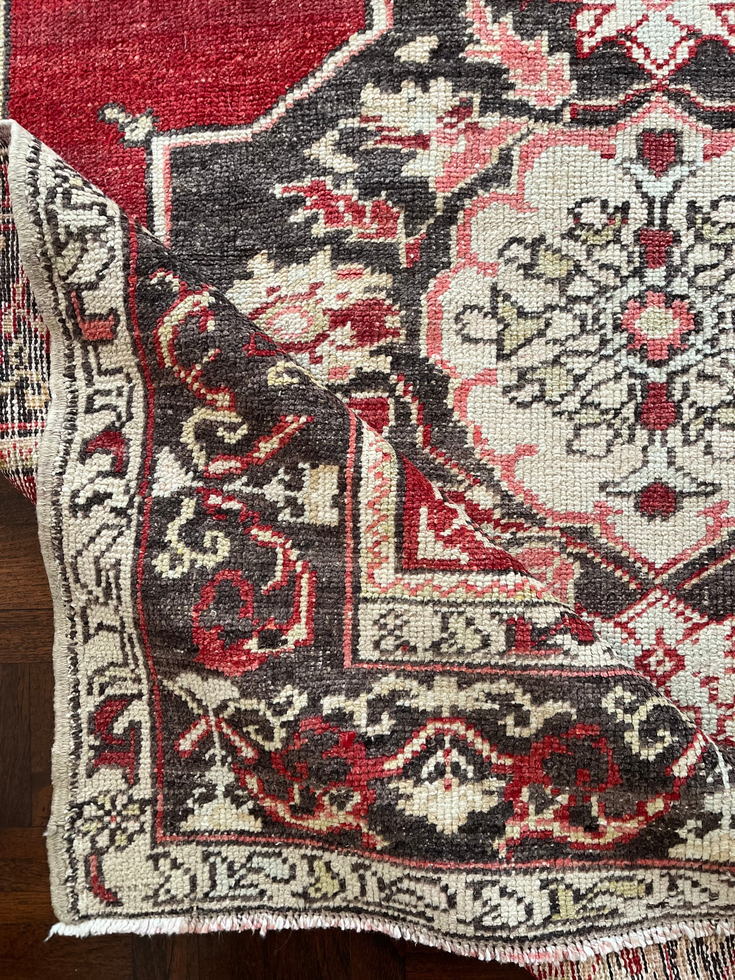 #48 Vintage Turkish Rug 10’3”x4’7”