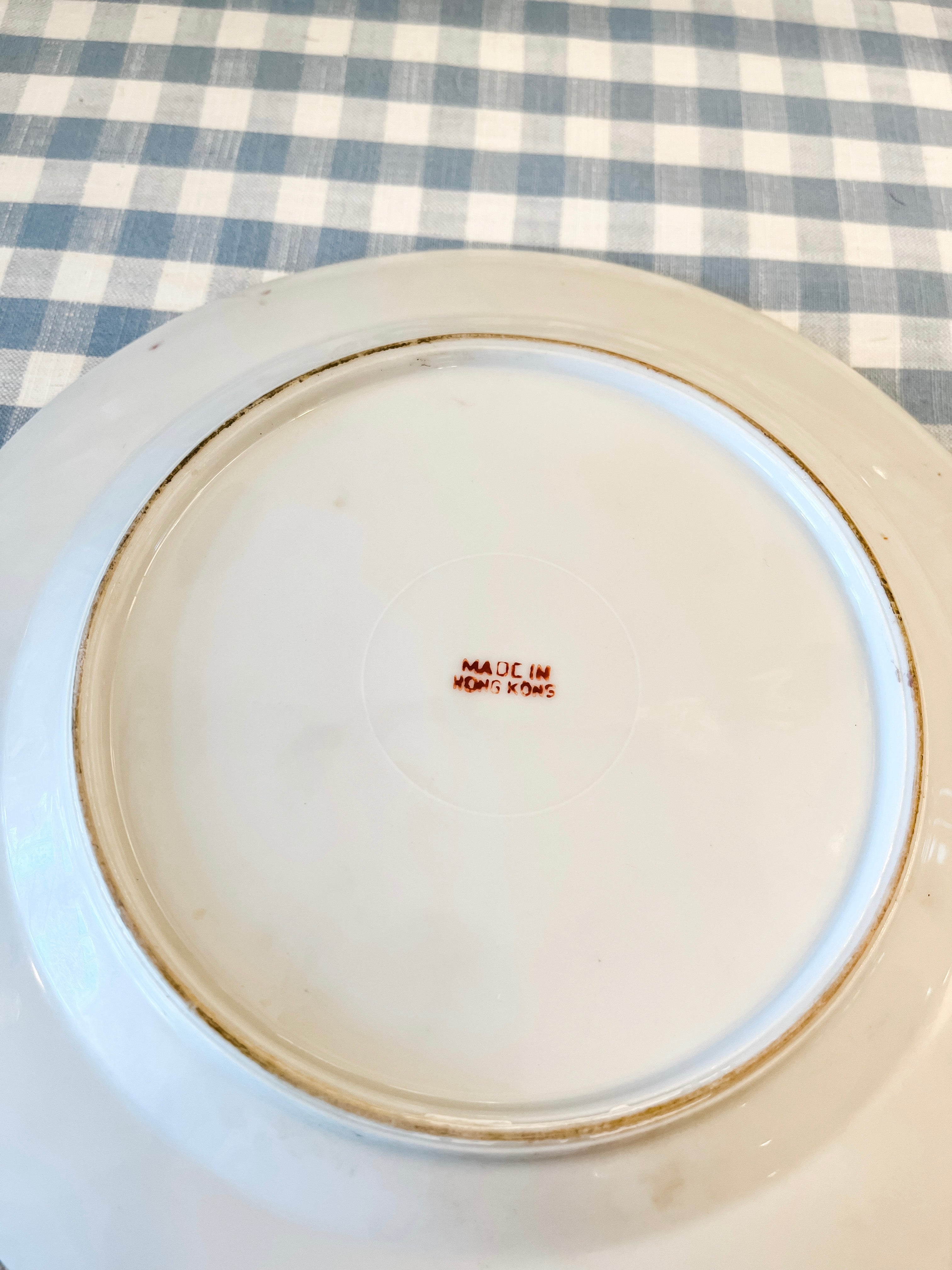 Vintage Rose Canton Plate, 7” (Three Available)