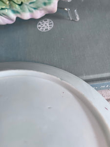 Antique Rose Medallion Plate, 8.25”