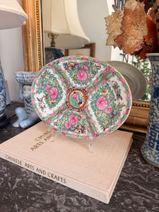 Vintage Rose Medallion Oval Platter, 12”
