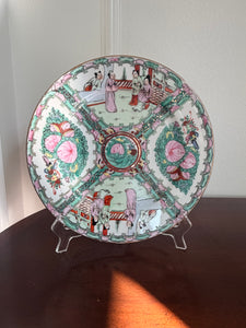 Vintage Rose Medallion Plate, 10”