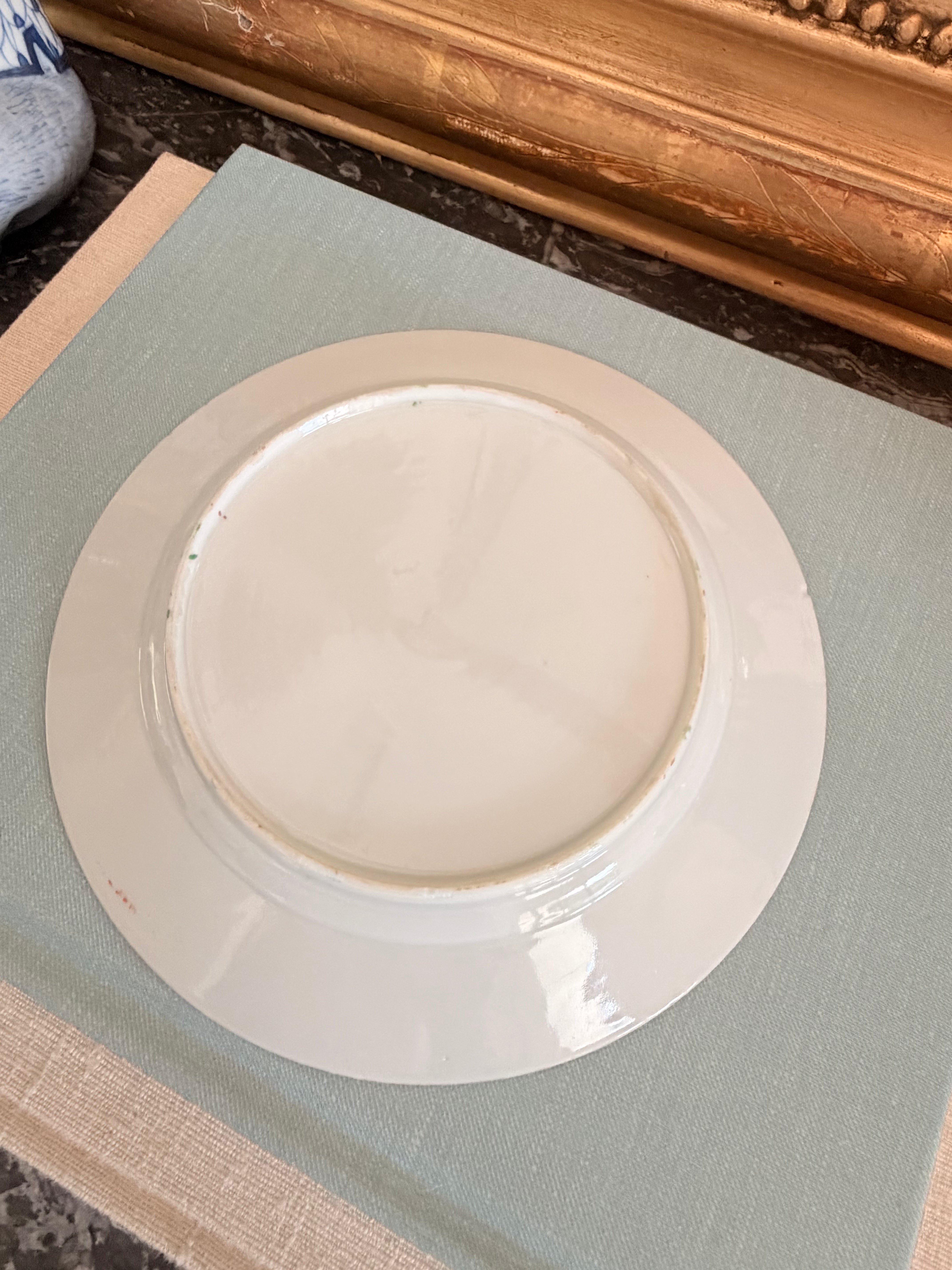 Antique Rose Medallion Plate, 7”