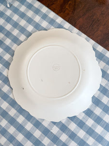 Vintage Wedgwood Etruria Matte White Cabbage Plate, 8"