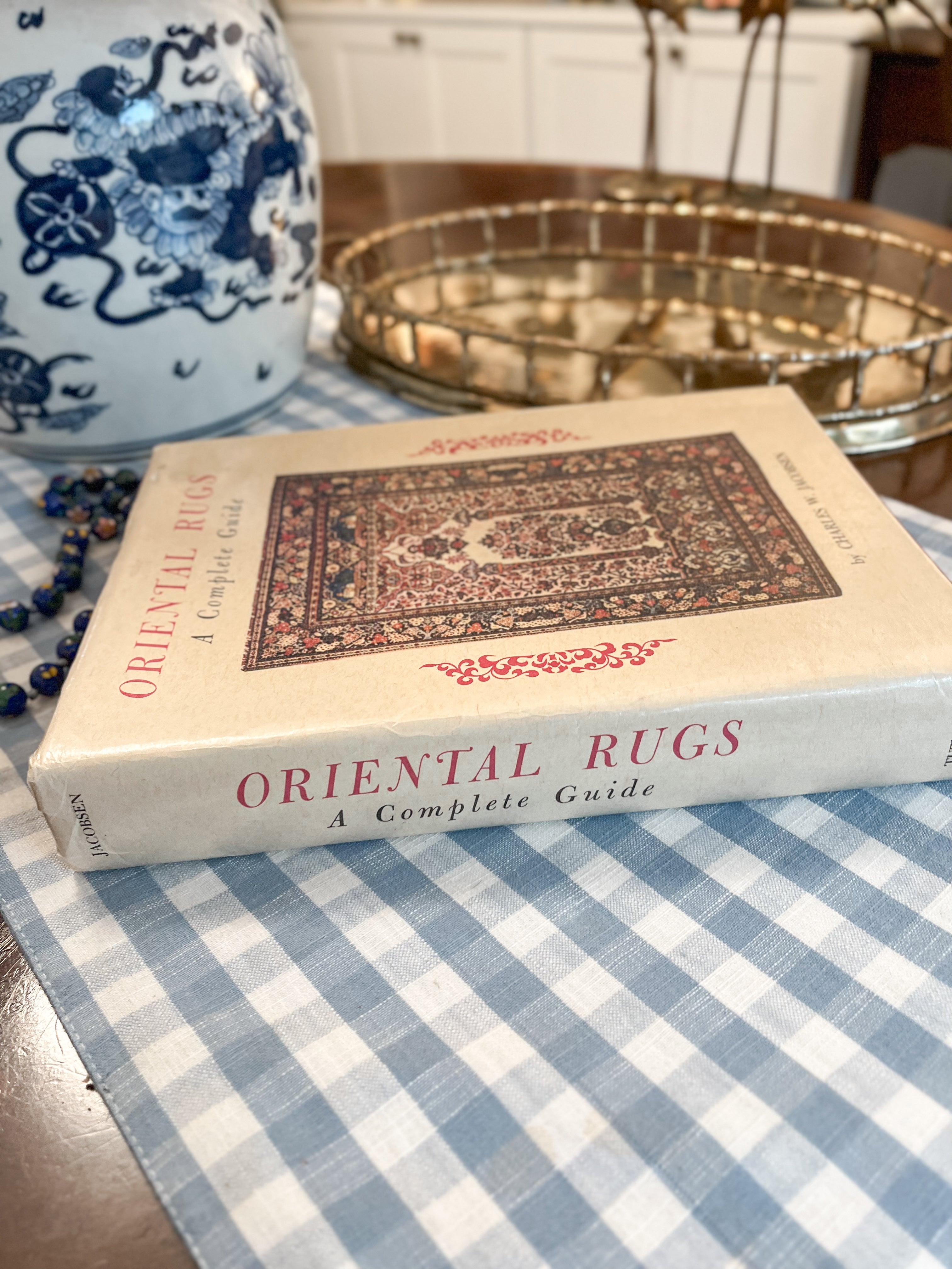 Vintage (1978) "Oriental Rugs, A Complete Guide" by Charles W. Jacobsen