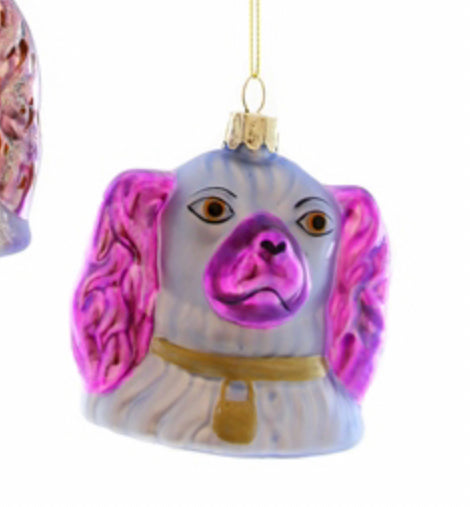Purple Staffie Ornament - Collectible Brooks